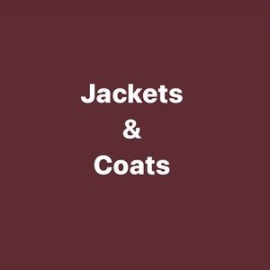 Jackets and coats and sweaters